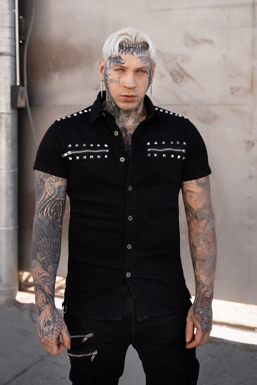 Shallow Grave Studded Shirt