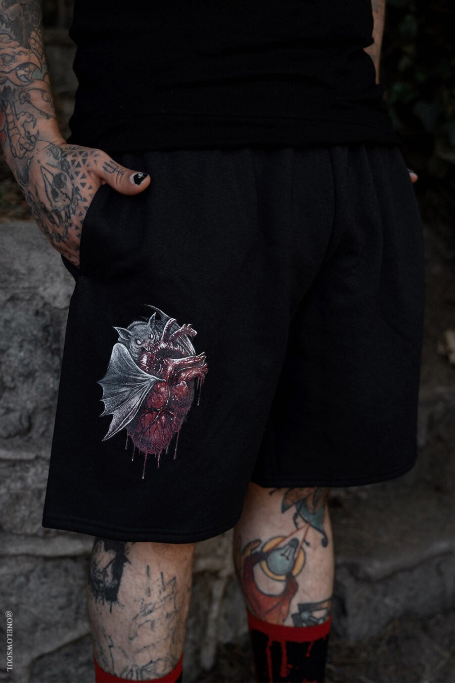 Bat Bite Sweat Shorts [Unisex]