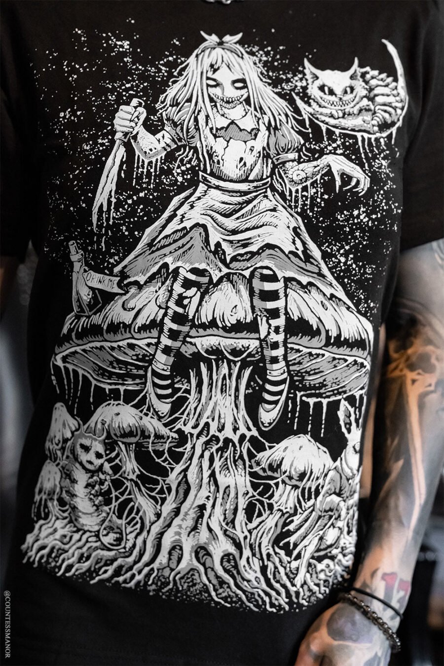 Alice Down The Rabbit Hole T-shirt