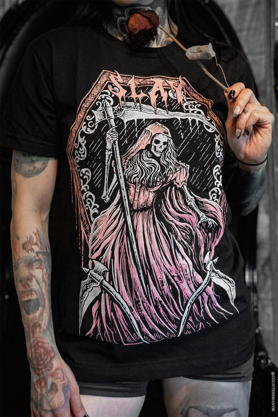 Lady Grim Reaper T-shirt