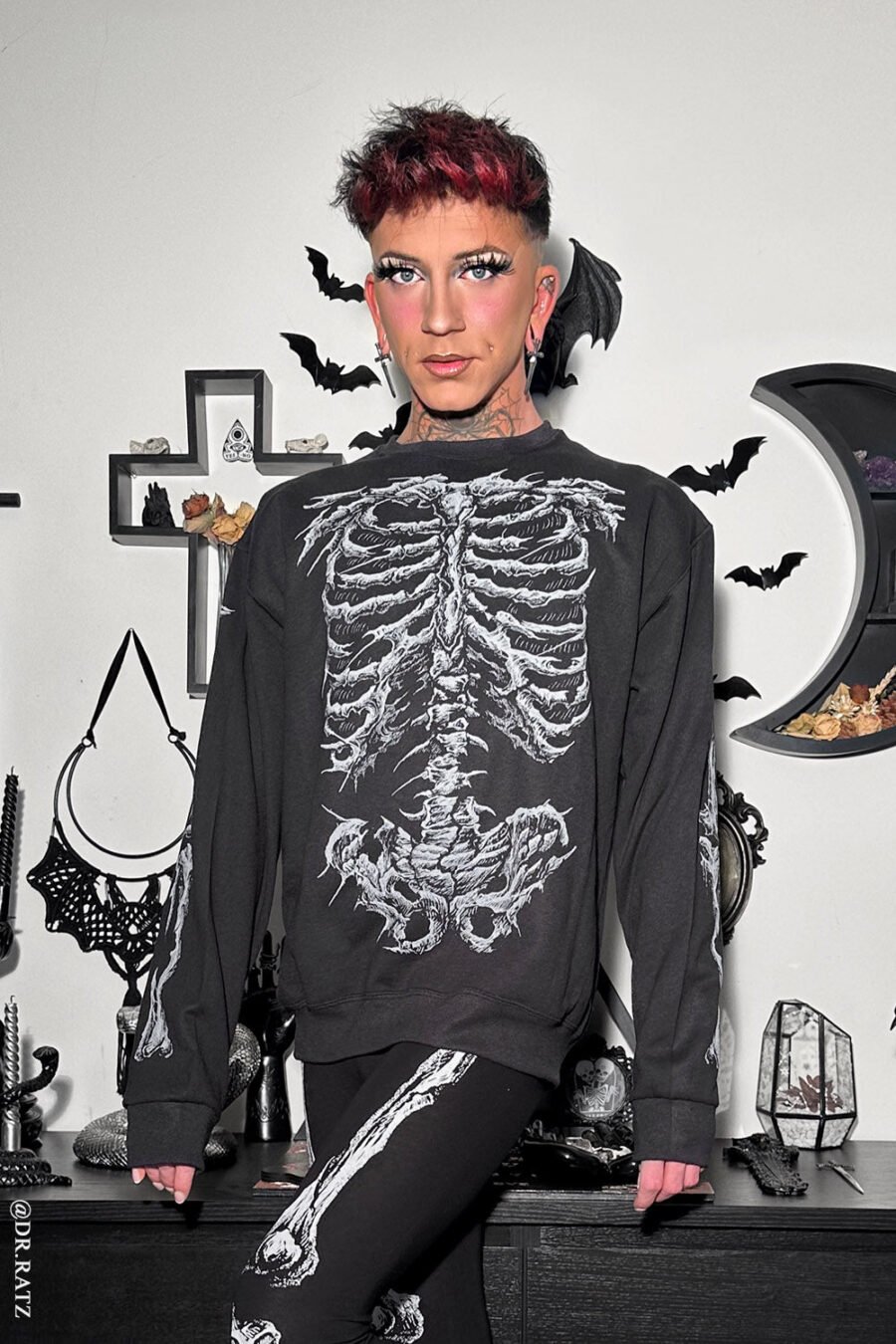 Dead Inside Skeleton Sweatshirt