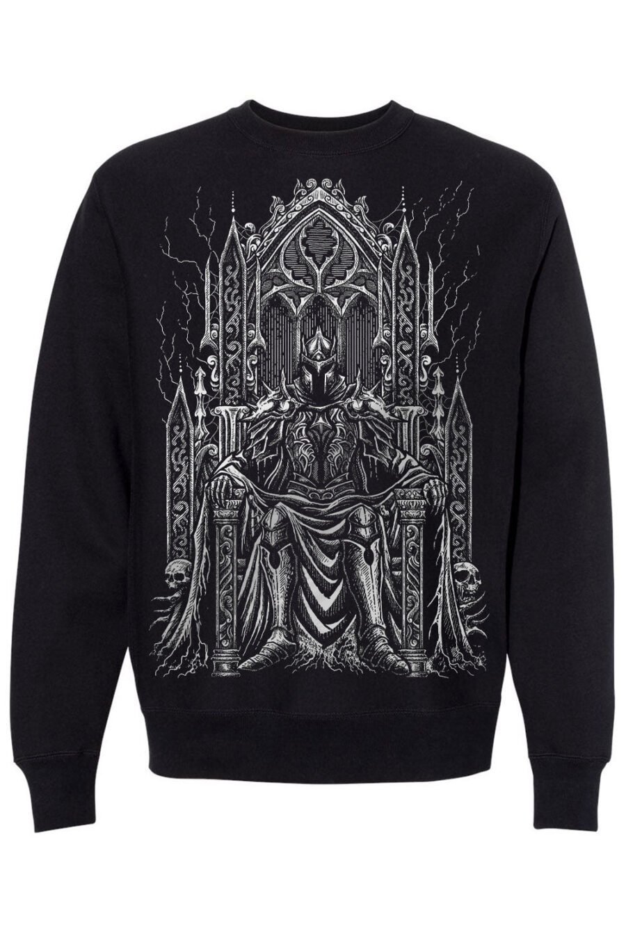 Medieval Knight Sweatshirt [Metallic Silver]