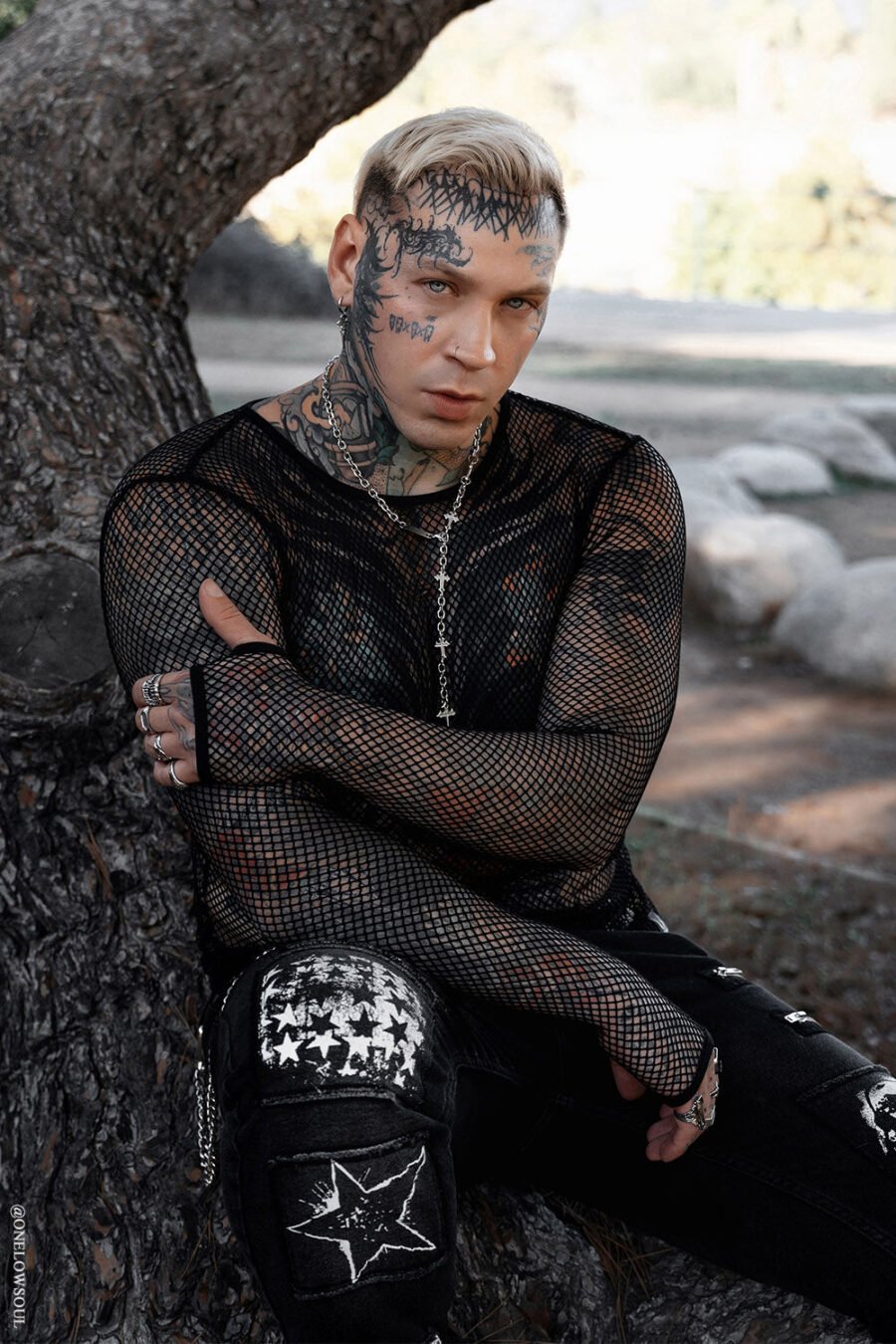 Shadowgrid Fishnet Shirt