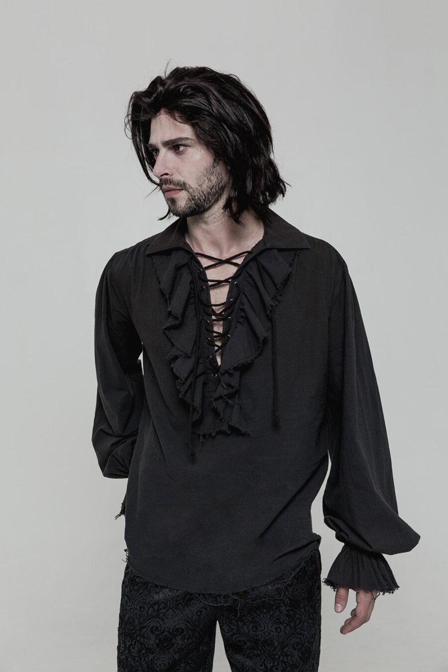 Pirate's Code Lace-Up Shirt