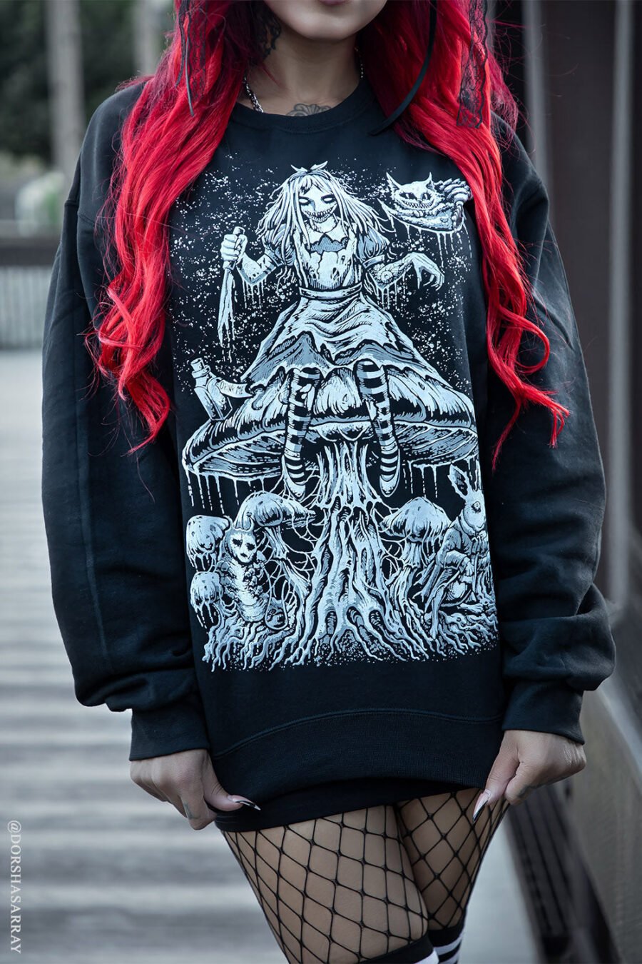 Alice Down The Rabbit Hole Sweatshirt