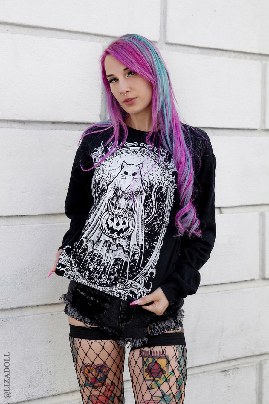 Ghost Kitty Sweatshirt