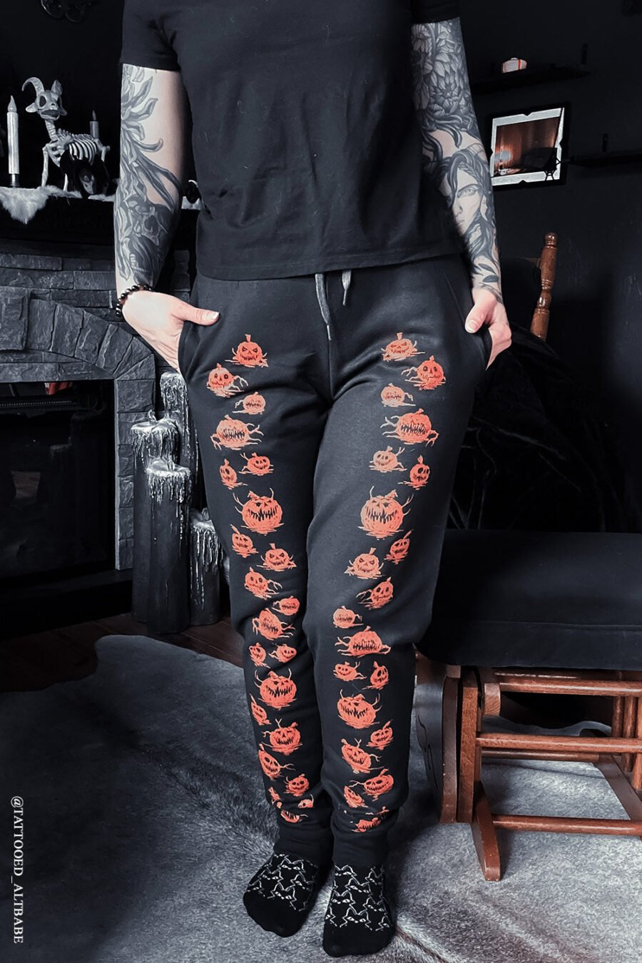 Possessed Pumpkin Patch Joggers [Unisex]