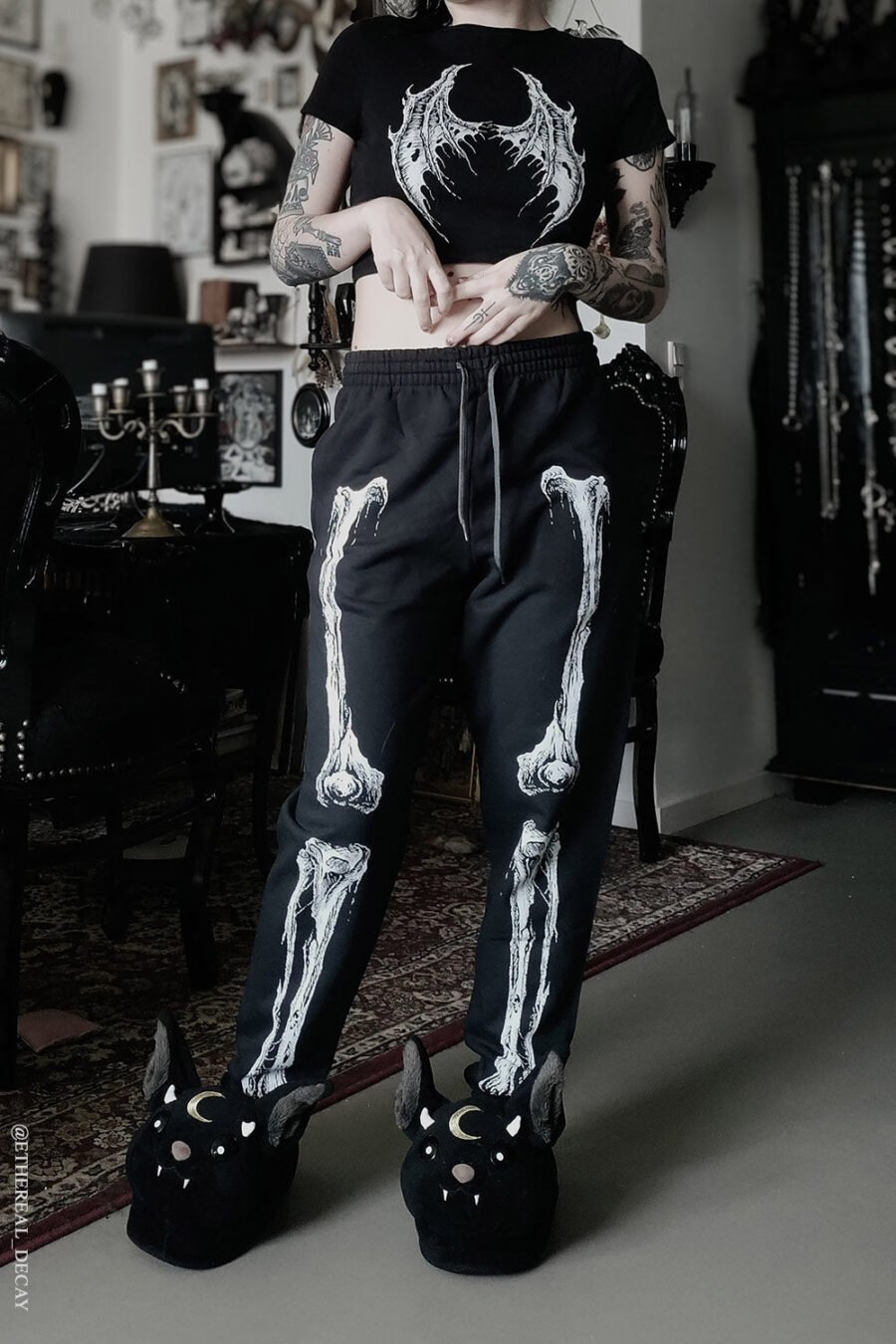 Dead Inside Skeleton Joggers