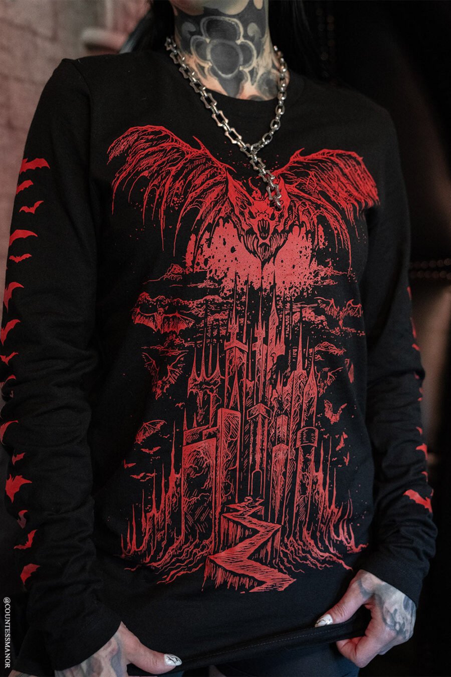 Vampire Castle T-shirt [BLOOD RED]